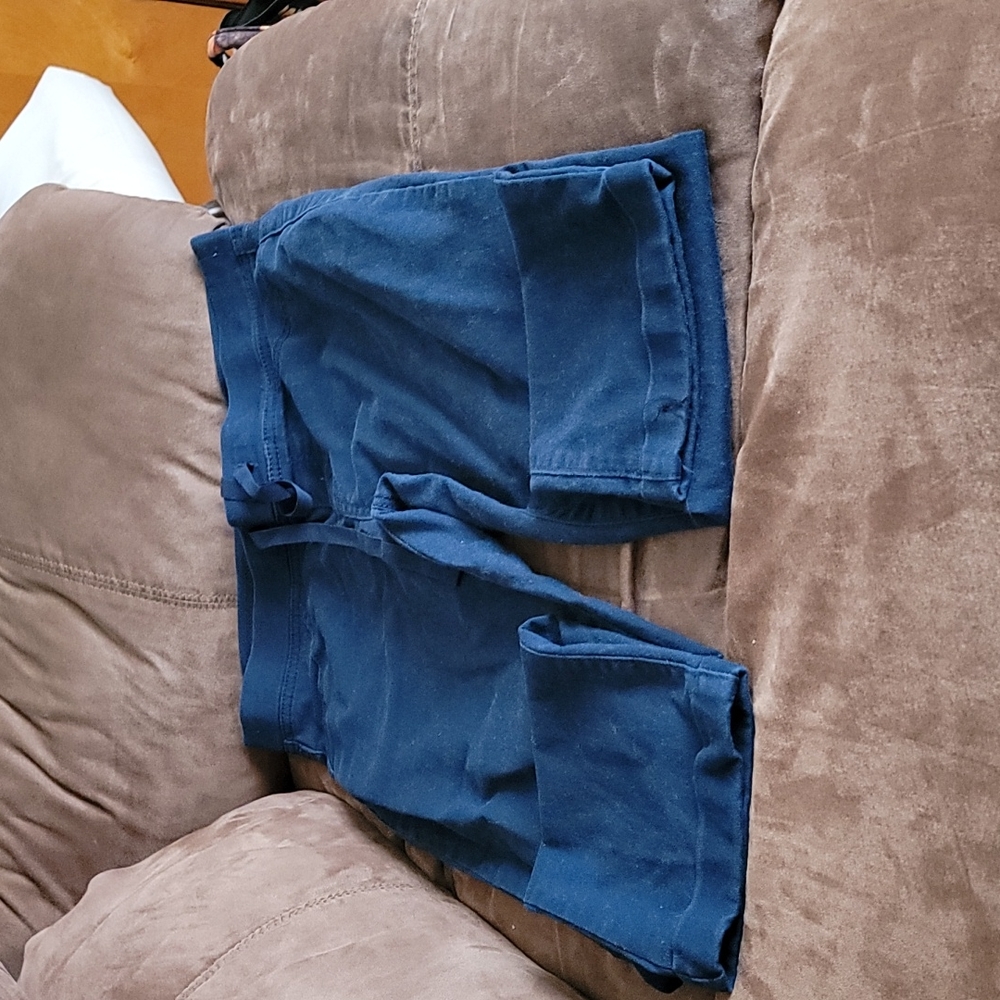 Blue capris